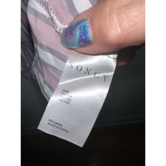 Soncy Plus Piped Mesh And Cotton Cami (Soncy size 0) - Picture 7 of 10